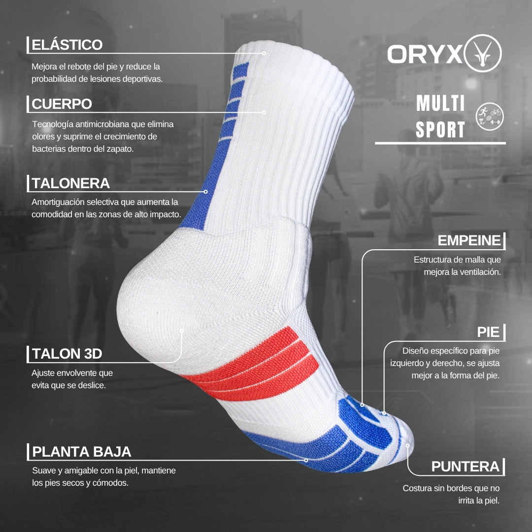 Calcetín Multisport Azul Cielo