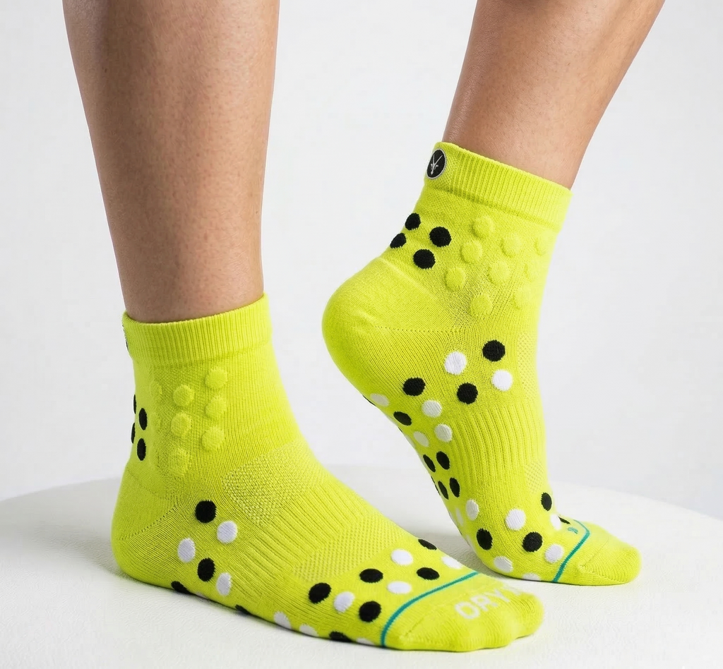 Calcetín Low Cut Dots + Logo Reflectivo