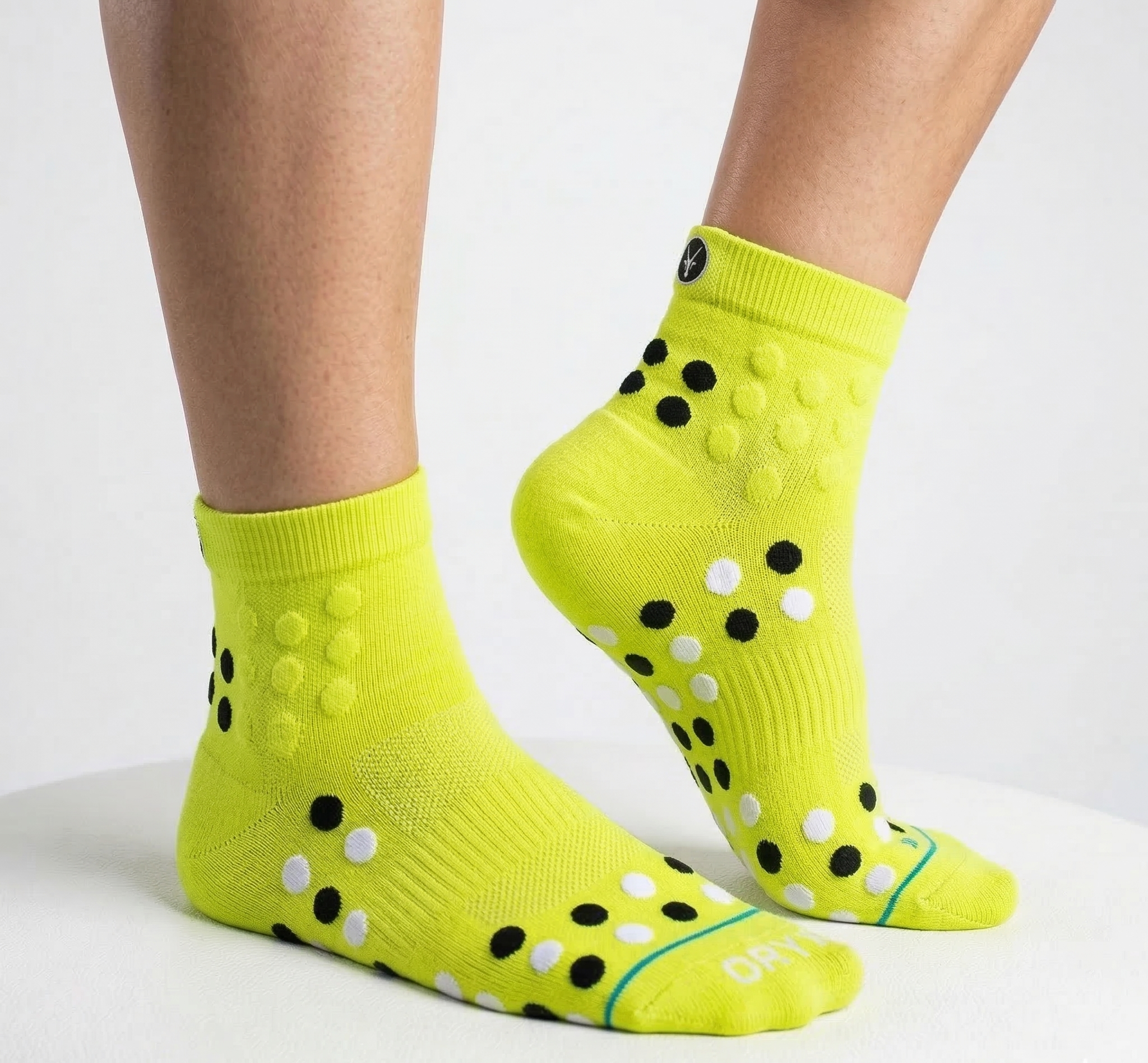Calcetín Low Cut Dots + Logo Reflectivo