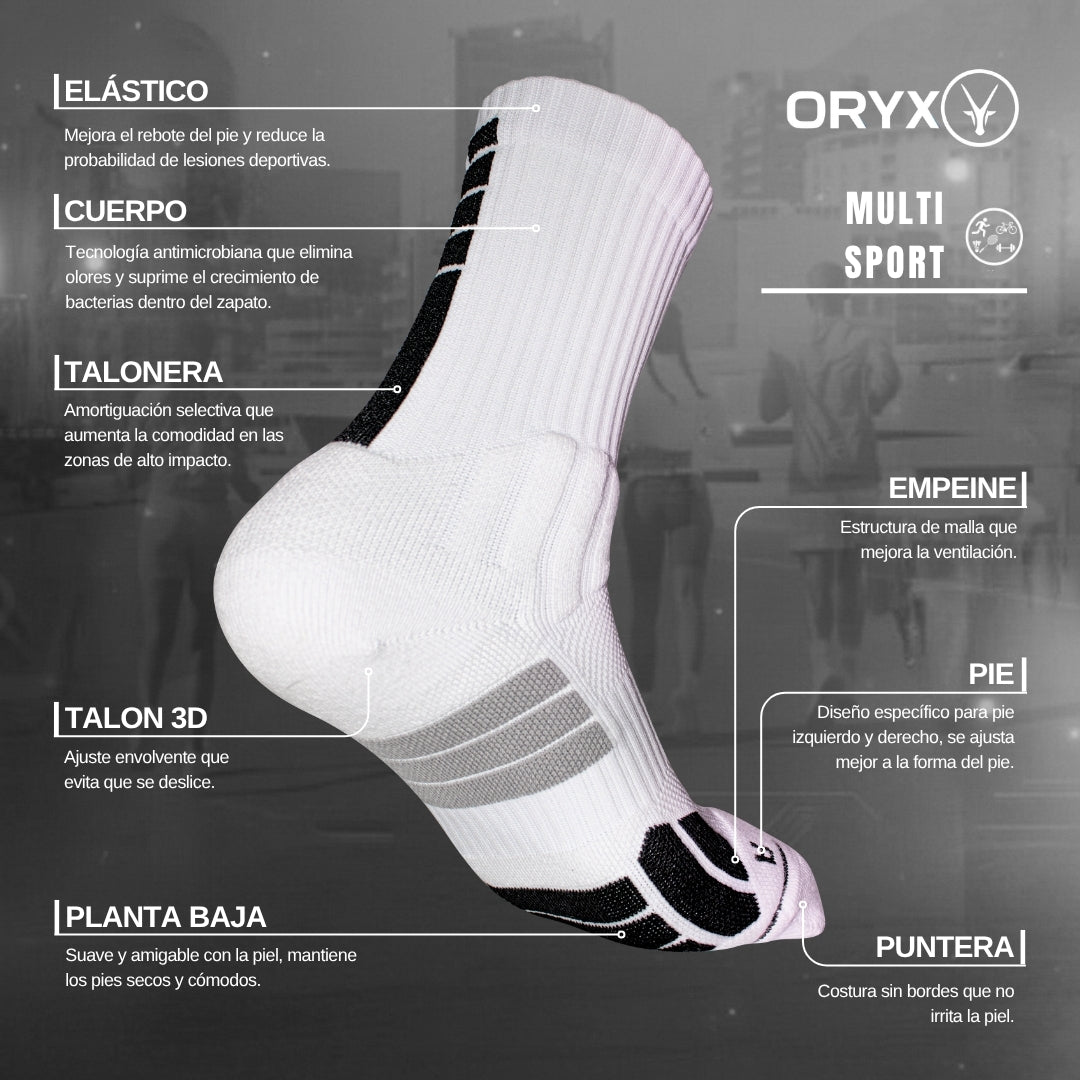 Calcetín Multisport Negro