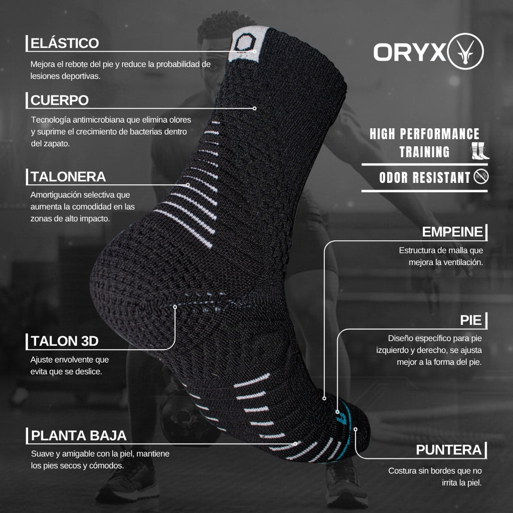 Calcetín Crew Antimicrobial