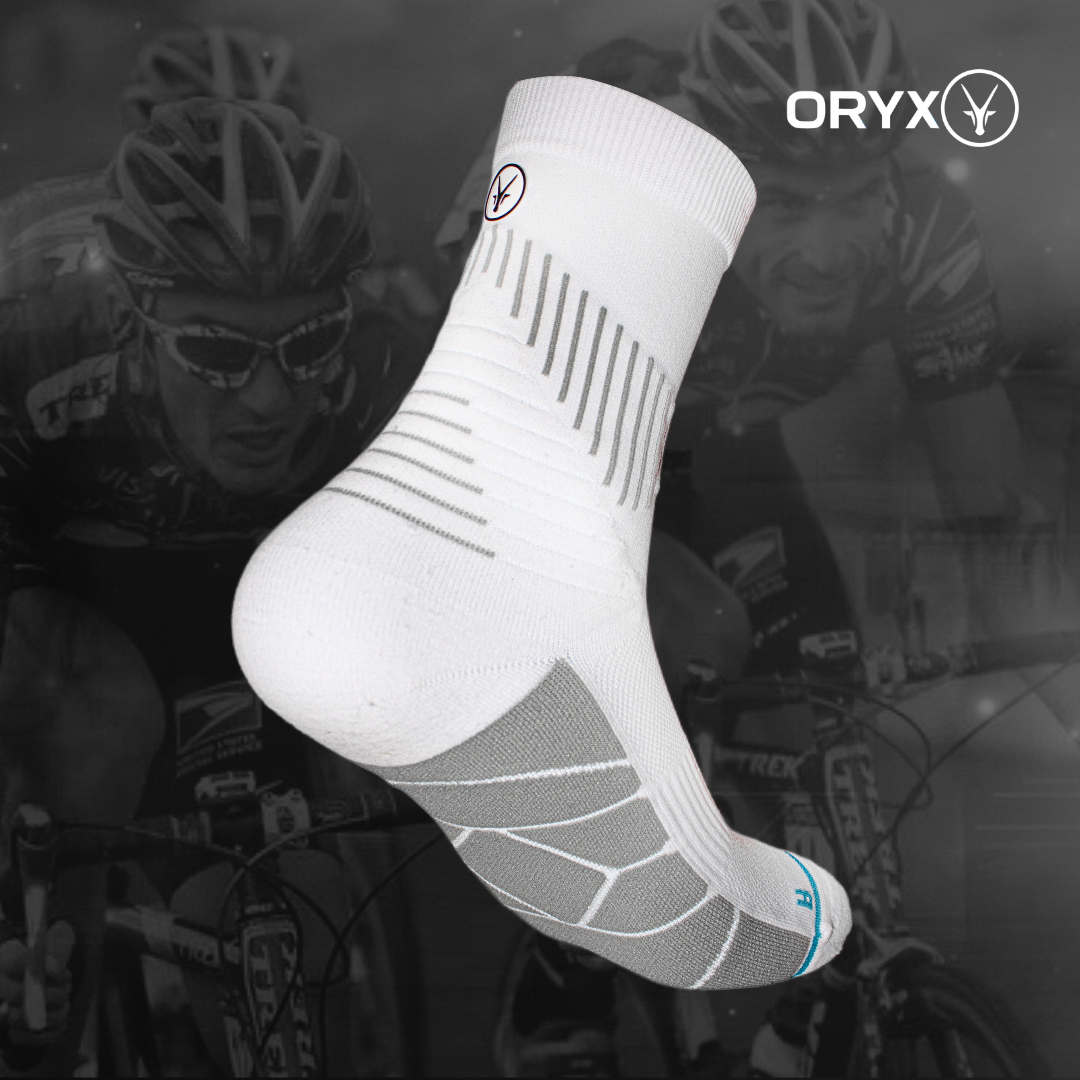 Calcetín Cycling / Running Blanco