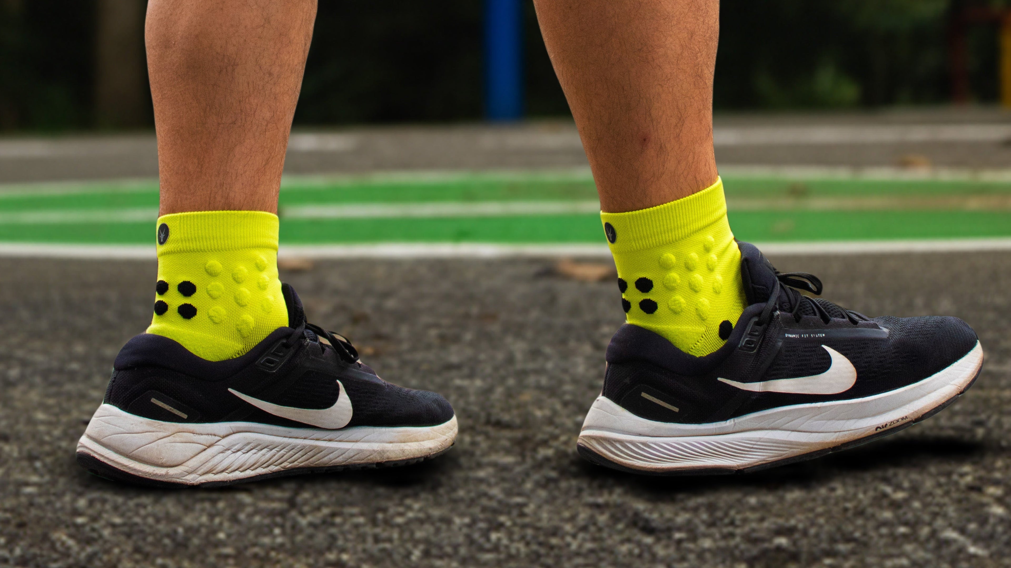 Calcetín Low Cut Dots + Logo Reflectivo