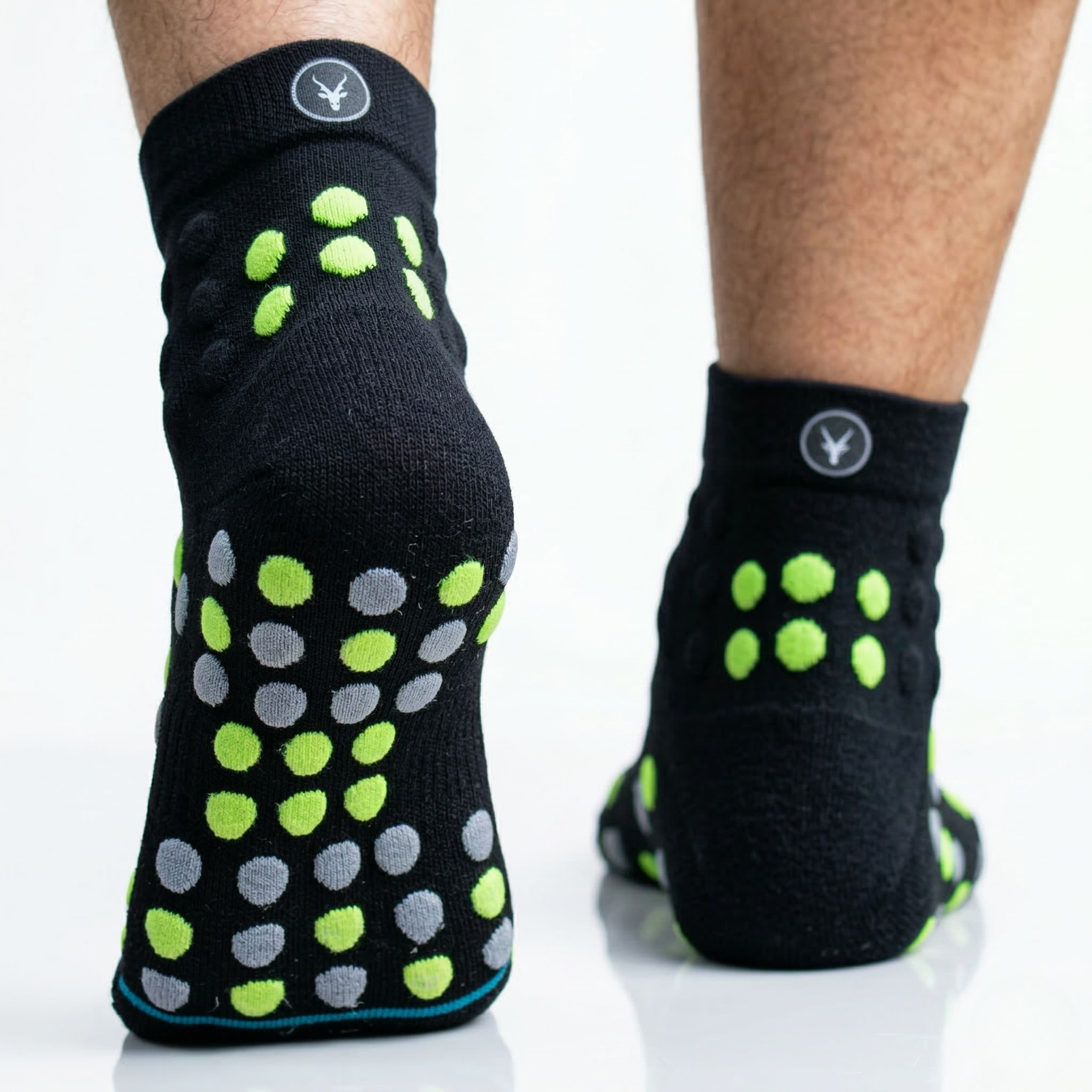 Calcetín Low Cut Dots + Logo Reflectivo