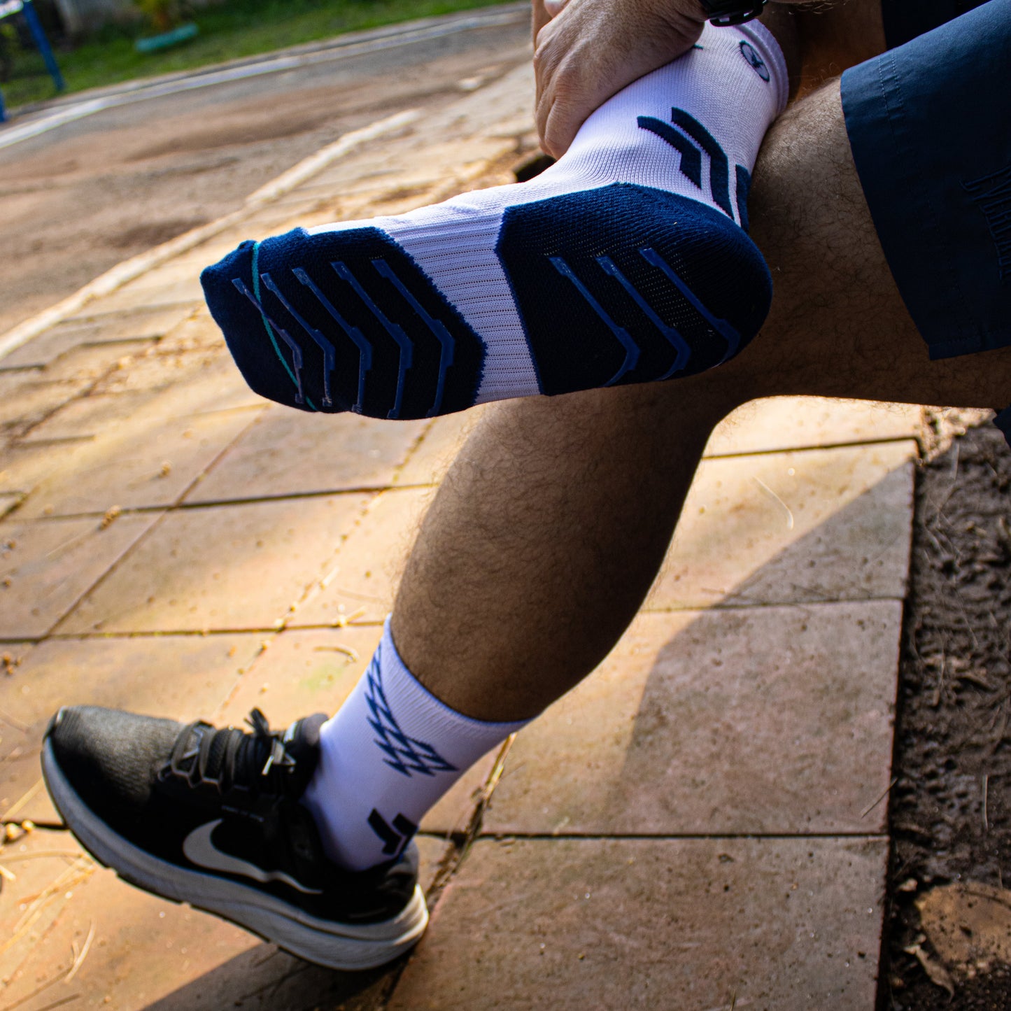 Calcetín Antislip / Crossfit / Racket Sports Azul