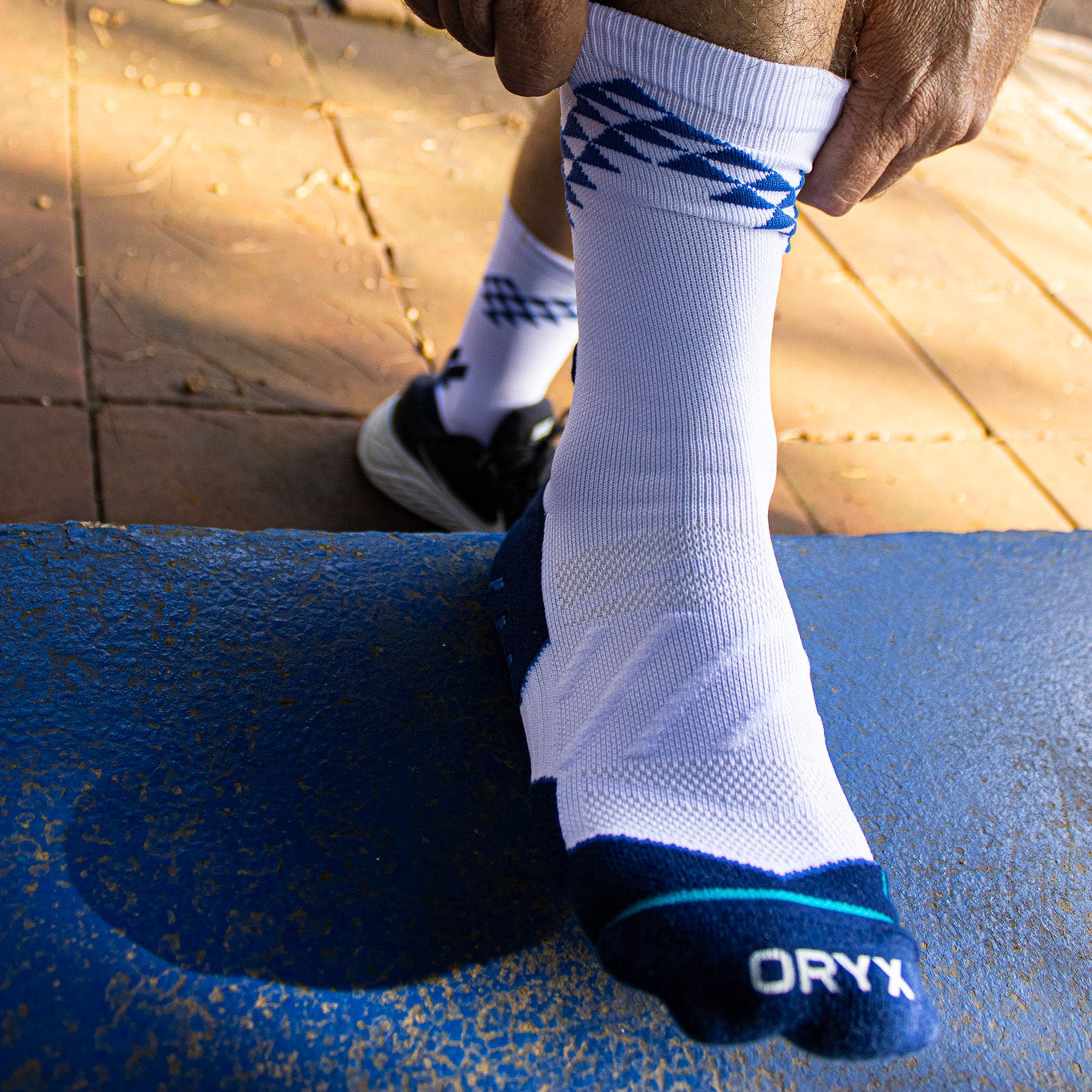 Calcetín Antislip / Crossfit / Racket Sports Azul